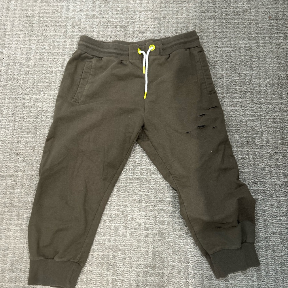 Sam Edelman Olive Green Track Pants